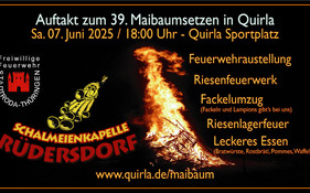 Fackelumzug zum 39. Maibaumsetzen