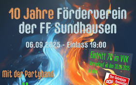 10 Jahre Förderverein Feuerwehr Sundhausen 