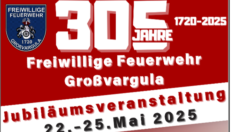305 jähriges Feuerwehrjubiläum