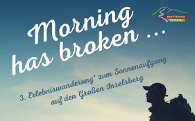 Morning has broken....