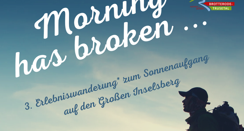 Morning has broken....