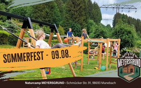 Sommerfest im Naturcamp Meyersgrund